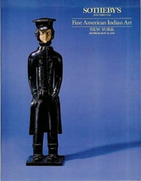 Item #1058 (Auction Catalogue) Sotheby's, May 22, 1989. FINE AMERICAN INDIAN ART