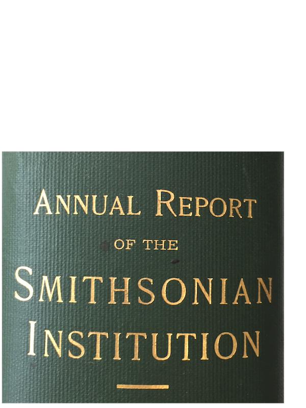 Item #11060 SMITHSONIAN INSTITUTION ANNUAL REPORT. For the year 1884