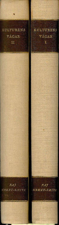 Item #11359 KULTURENS VAGAR. Modern Handbook. Etnografi. (2 volumes). K. Birket-Smith, G. Lindblom, foreword.