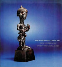 Item #1448 (Auction Catalogue) Sotheby Parke-Bernet, November 14, 1980. FINE AFRICAN AND OCEANIC ART