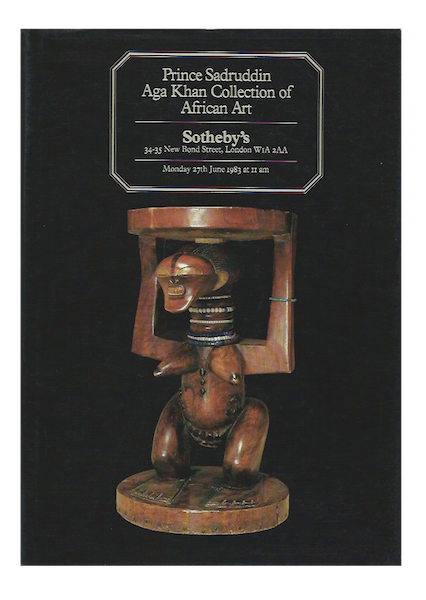 Item #14578 (Auction Catalogue) Sotheby's, June 27, 1983. PRINCE SADRUDDIN AGA KHAN COLLECTION OF AFRICAN ART
