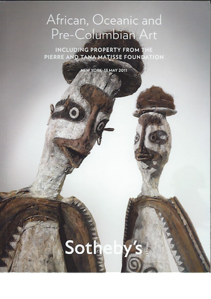 Item #15116 (Auction Catalogue) Sotheby's, May 13, 2011. AFRICAN, OCEANIC AND PRE-COLUMBIAN ART....