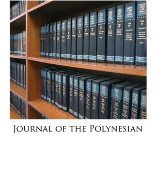 JOURNAL OF THE POLYNESIAN SOCIETY. Volume XX, Nos. 1,2,3,& 4