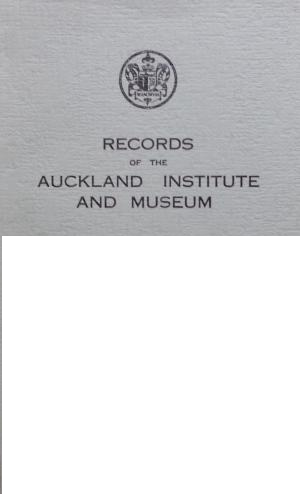 Item #15153 IDENTIFICATION OF ARCHAEOLOGICAL AND ETHNOLOGICAL SPECIMENS OF FIBRE-PLANT MATERIAL USED BY THE MAORI.; Records of the Auckland Institute and Museum, Volume 8. Jeanne H. Goulding.