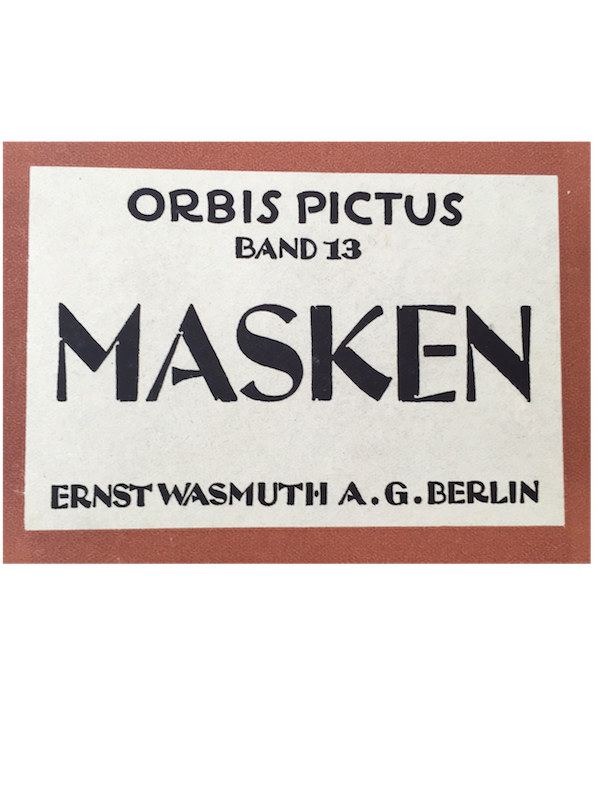 Item #156 MASKEN. R. Utzinger.