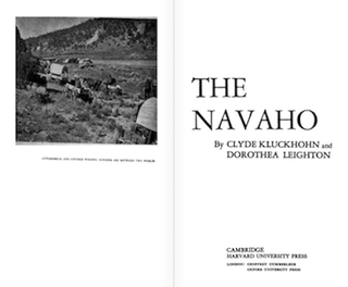 Item #15725 THE NAVAHO. C. Kluckhohn, D. Leighton