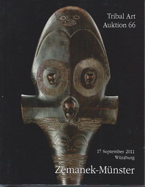 Item #15788 (Auction Catalogue) Zememek-Munster, September 17, 2011. TRIBALART. AUKTION 66.