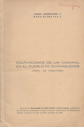 Item #15880 EXCAVACIONES DE UN CONCHAL EN EL PUEBLO DE GUANAQUEROS (Provde De Coquimbo).;...