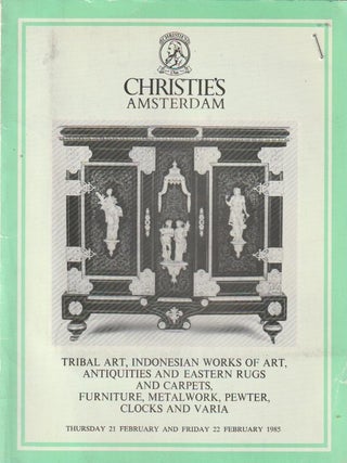Item #15911 (Auction Catalogue) Chrisite's, February 21 & 22, 1985. TRIBAL ART, INDONESIAN WORKS...