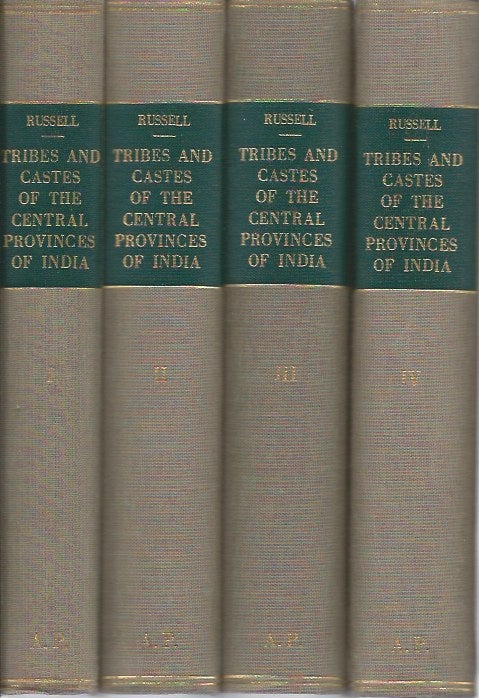 Item #1893 THE TRIBES AND CASTES OF THE CENTRAL PROVINCES OF INDIA. R. b. Russell.