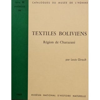 Item #2234 TEXTILES BOLIVIENS. L. Girault