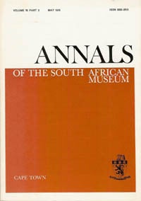 Item #2785 SOME NGUNI CRAFTS, Annals of the South African Museum, Vol. 70, Part 2. THE USES OF...