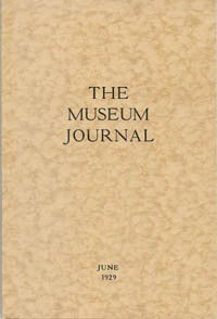 Item #2842 The Museum Journal, June 1929