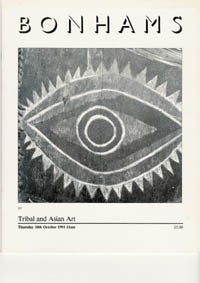 Item #2895 (Auction Catalogue) Bonhams, October 10, 1991. TRIBAL AND ASIAN ART