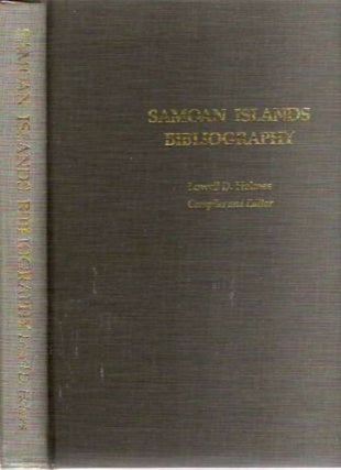 Item #3153 SAMOAN ISLANDS BIBLIOGRAPHY. L. Holmes
