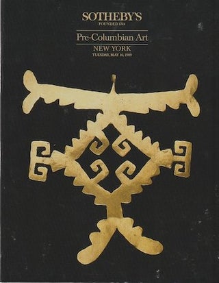Item #3308 (Auction Catalogue) Sotheby's, May 16, 1989. PRE-COLUMBIAN ART