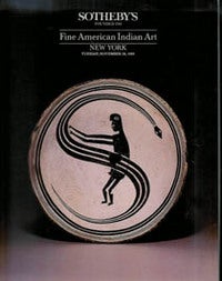 Item #3606 (Auction Catalogue) Sotheby's, November 28, 1989. FINE AMERICAN INDIAN ART