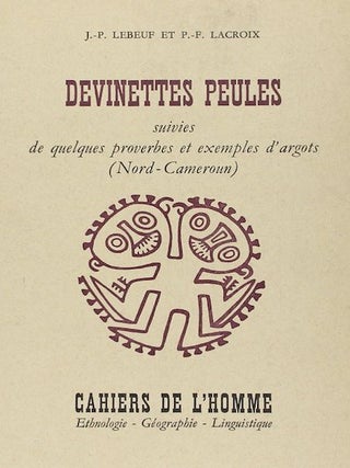 Item #407 DEVINETTES PEULES.Suivies de Quelquos Proberbes et Exemples d'Argots...