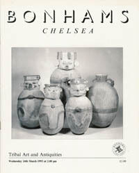 Item #4078 (Auction Catalogue) Bonhams, Chelsea, March 24, 1993. TRIBAL ART AND ANTIQUITIES