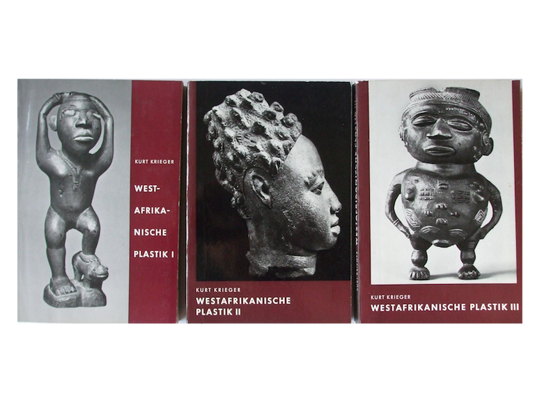 Item #4278 WESTAFRIKANISCHE PLASTIK, Complete set (3 volumes). K. Krieger.