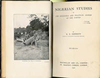 Item #4336 NIGERIAN STUDIES, OR THE RELIGIOUS AND POLITICAL SYSTEM OF THE YORUBA. R. e. Dennett.