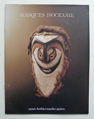 Item #4472 MASQUES D'OCEANE. Introduction a l'Art de la Melanesie. C. Kaufmann