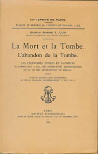 Item #4647 LA MORT ET LA TOMBE, L'abandon de la Tombe. Les Ceremonies, Prieres et Sacrifices se...