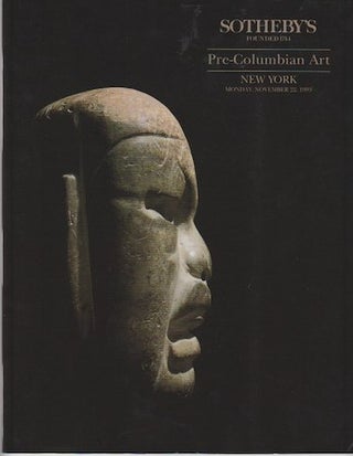 Item #4908 (Auction Catalogue)Sotheby's, November 22, 1993. PRE-COLUMBIAN ART