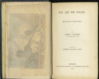 Item #534 FIJI AND THE FIJIANS. T. Williams, J. Calvert