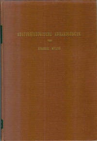 Item #7593 KULTURHISTORISCHE ABHANDLUNGEN. N. Mylius