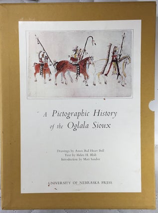 Item #9672 A PICTOGRAPHIC HISTORY OF THE OGLALA SIOUX. H. h. Blish, Amos Bad Heart Bull, M....