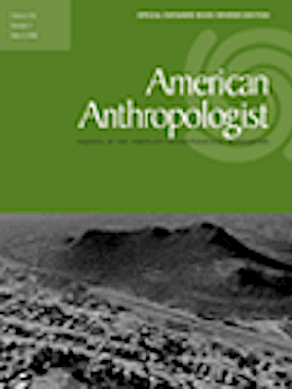 Item #9926 AMERICAN ANTHROPOLOGIST, Vol. 38, No. 2, 1936
